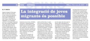 “La integración de jóvenes migrantes es posible”, un reportaje del 9Nou