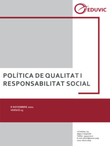 Política de qualitat i responsabilitat social
